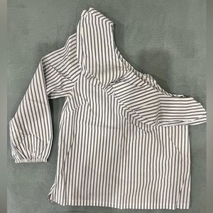 Jcrew one shoulder shirt